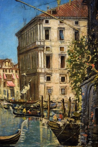 Venise, Le Grand Canal - Lucia Ponga degli Ancillo (1887-1966) - 